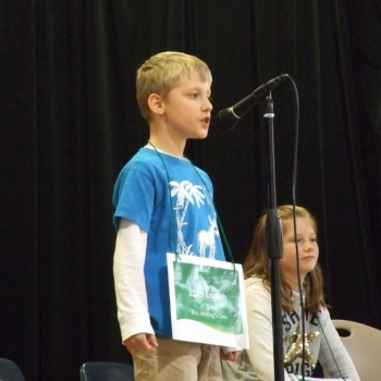 Photo of student speller