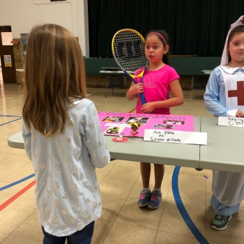 Photo of student in costume