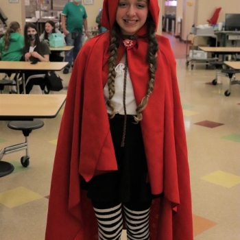 student in costume