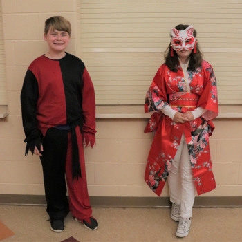 Students in Costume