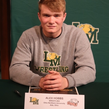 Alex Hobbs Smiles on Signing Day