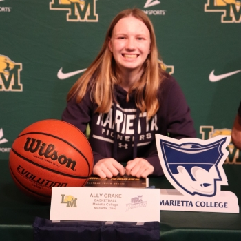 Ally Grake Smiles on Signing Day