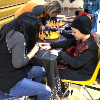 photo of students in costume