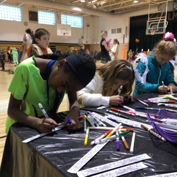 photo of students in costume