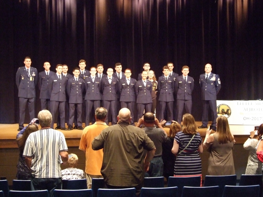 Photo of JROTC group