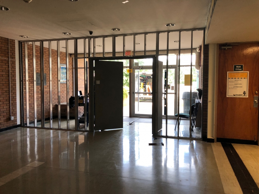 photo of security entrance