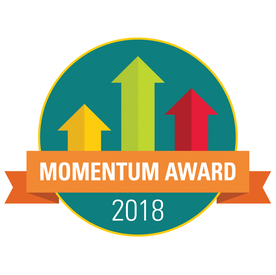 Momentum award logo Momentum award logo