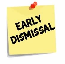 Photo of early dismissal logo